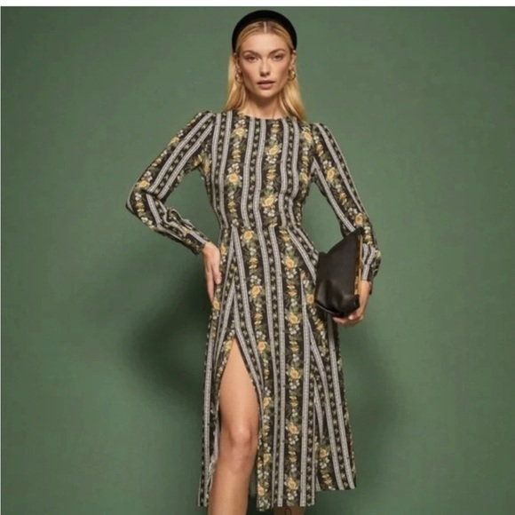 Reformation Dresses & Skirts - Reformation Creed Midi Dress in Austria
Floral and Stripe Print Bohemian 4